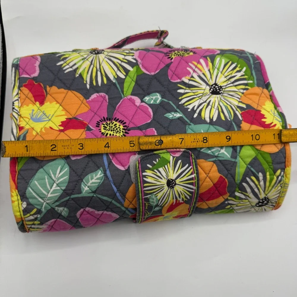Vera Bradley Quilted Floral Fold Up Changing Pad‎ Diaper Clutch Travel